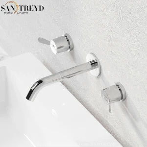 Смеситель FEZ 200 мм для раковины хромированный