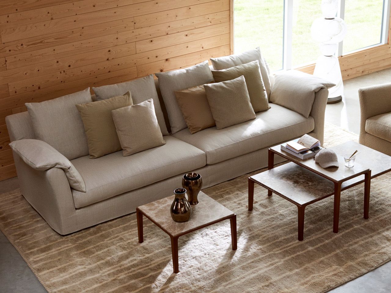 Мраморный низкий журнальный столик Linteloo Miles ARCH-00008245 - Вид №1