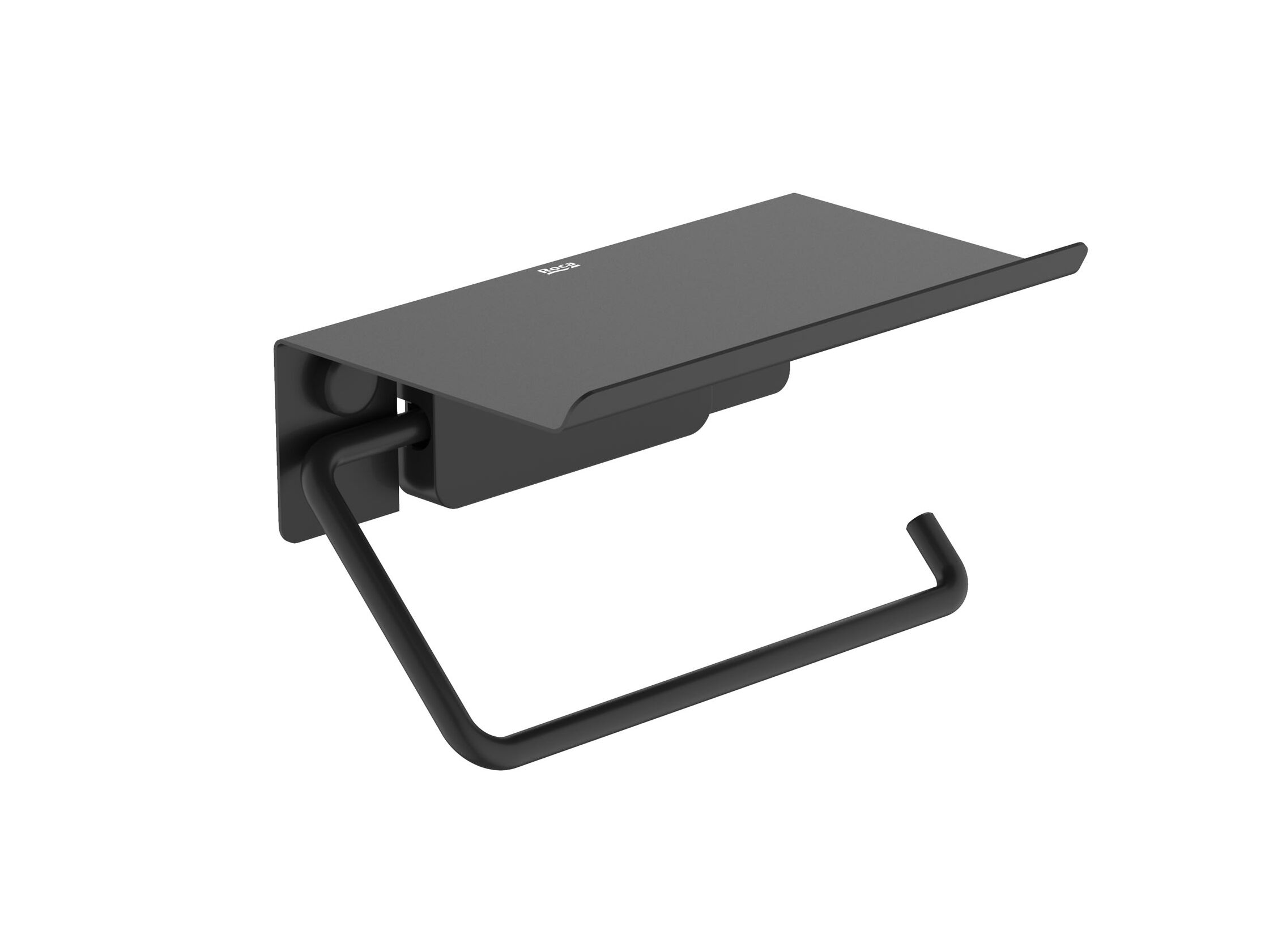 Металлический держатель рулона с полкой Roca ARCH-00100967