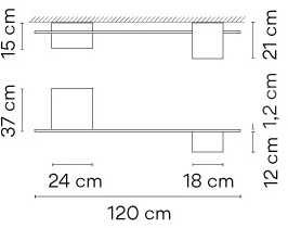 Vibia Светодиодный потолочный светильник прямого света из алюминия Structural sun-id-1423155 - Вид №15