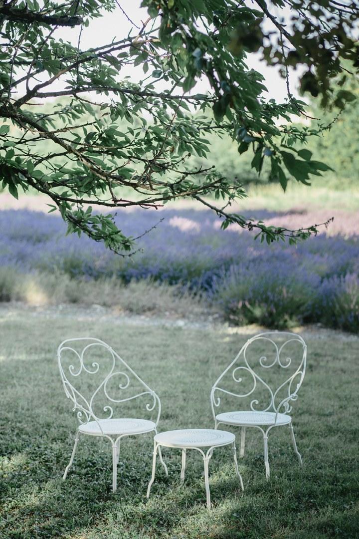 Fermob Садовый столик круглый из стали 1900 2233  - Вид №6