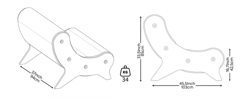 Кресло с подлокотниками KUUMO ARCH-00097770 - Вид №7