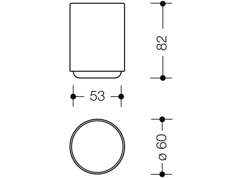 41382 кружка с зубной щеткой HEWI System 111 | Polyamid  - Вид №1