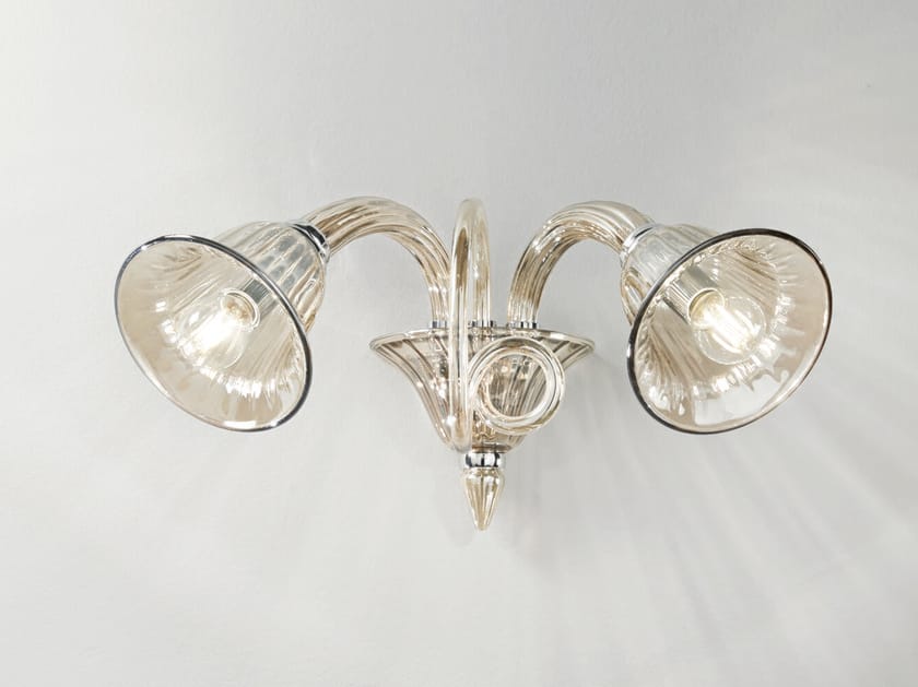 Настенный светильник из дутого стекла с фиксированной рукояткой Fan Europe Lighting дизайн окружающего света ARCH-00002547