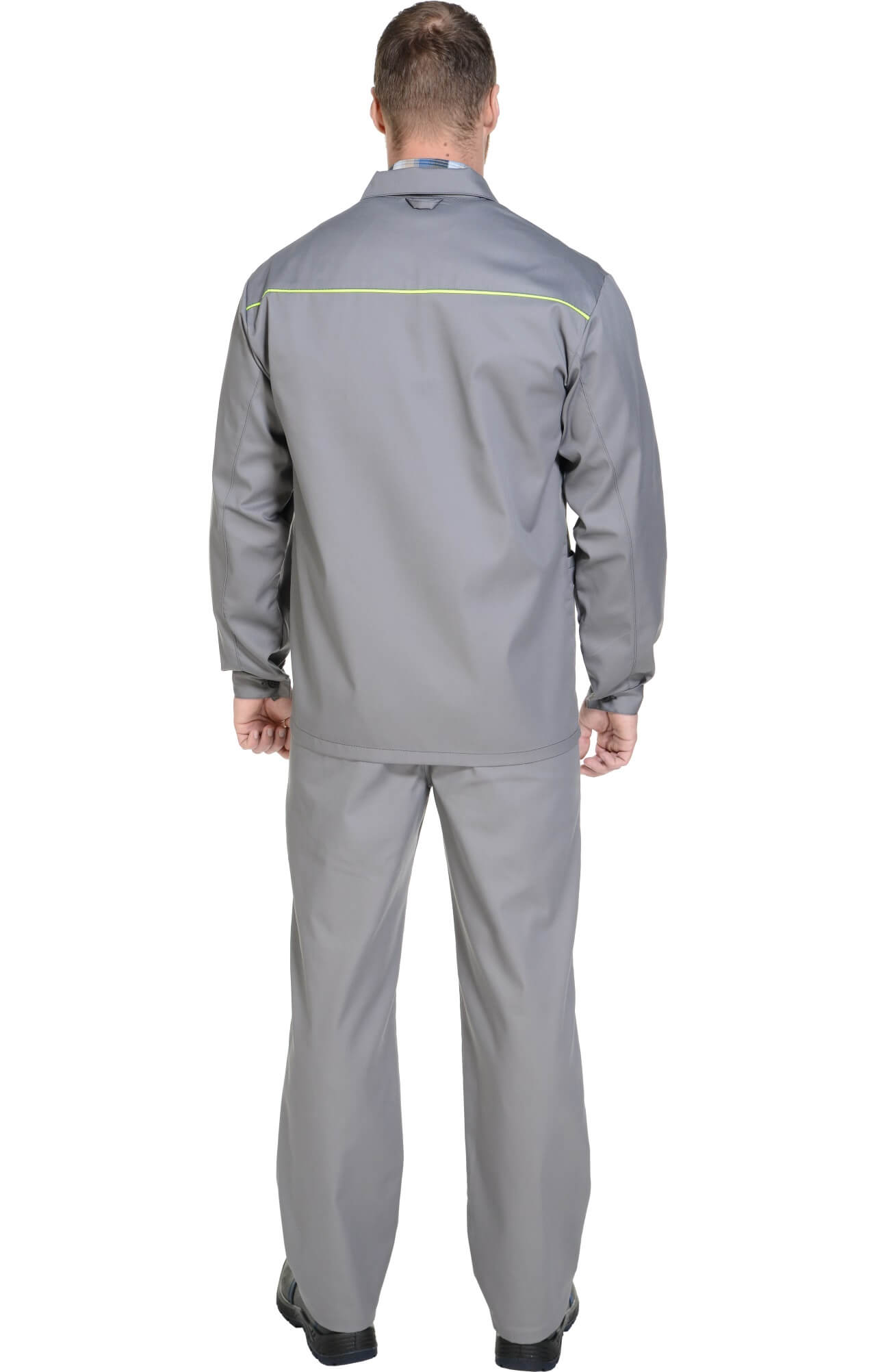 65435 Костюм "Труд" рабочий темно-серый  Летняя спецодежда  размер 60-62/182-188  - Вид №10