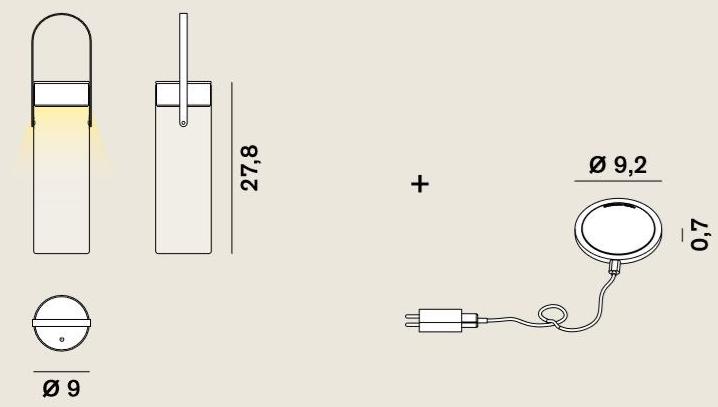 Rotaliana Настольная лампа Wireless led sun-id-1488565 - Вид №5