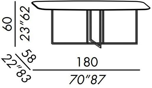 Meridiani Овальная консоль из мрамора sun-id-1516334 - Вид №5