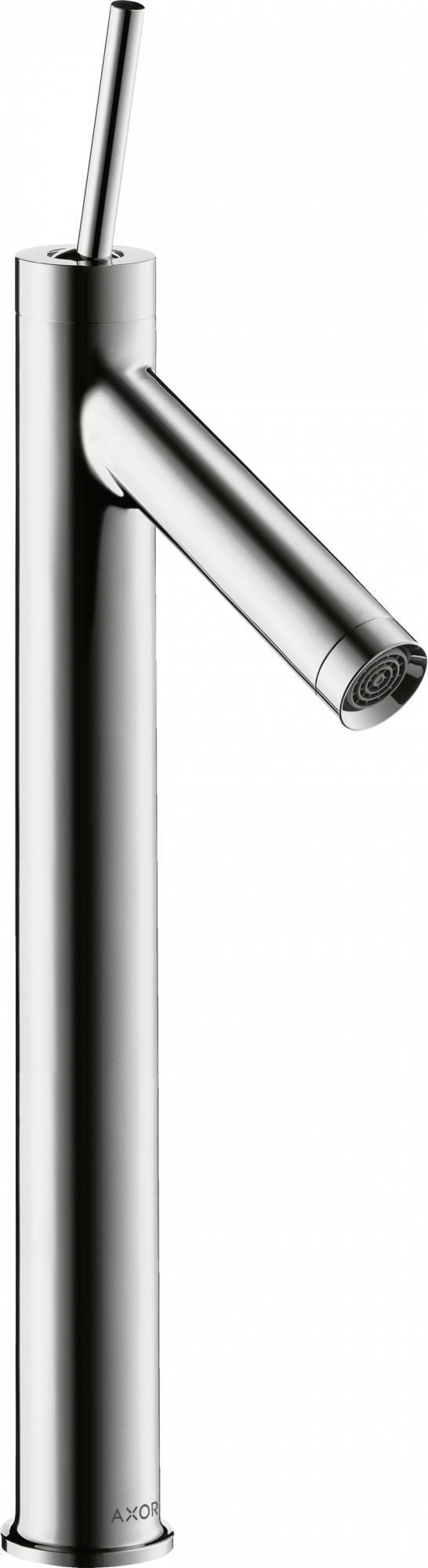 10129000 Смеситель для раковины 250, однорычажный, со сливной ручкой, для умывальников, со сливным гарнитуром AXOR STARCK