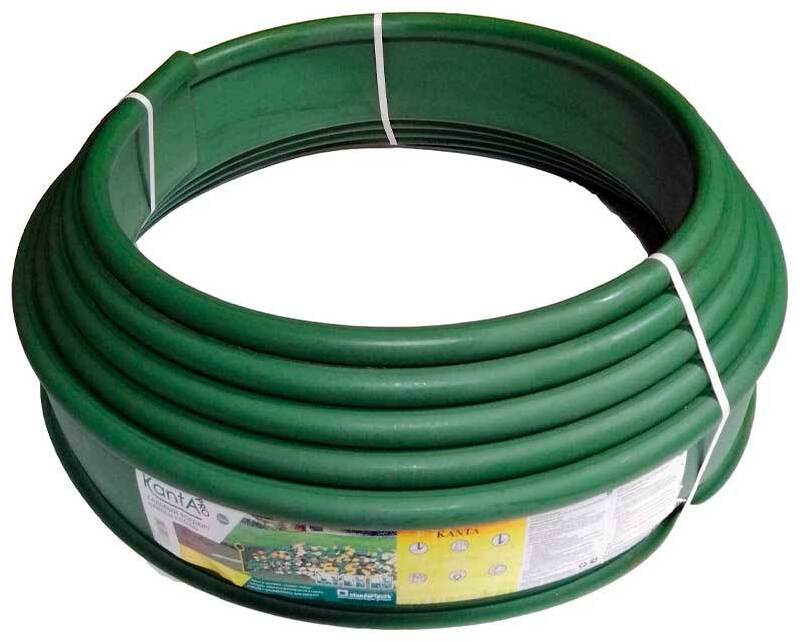 Садовый бордюр "Канта PRO", оливковый ГеоПластБорд