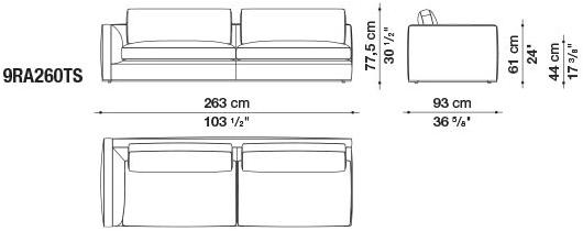 B&B Italia Диван из ткани Richard sun-id-1429934 - Вид №40