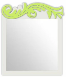 LAS Квадратное настенное зеркало в раме