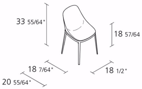 Alias Стул из полиуретана Elle sun-id-1452555 - Вид №5