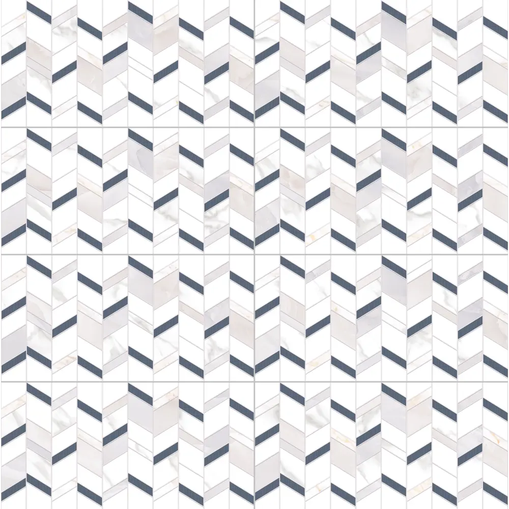 Плитка настенная Mersey Denim A0554V24104 20x40 см 1.6 м² матовая цвет микс Santreyd STLM-2047449 - Вид №2