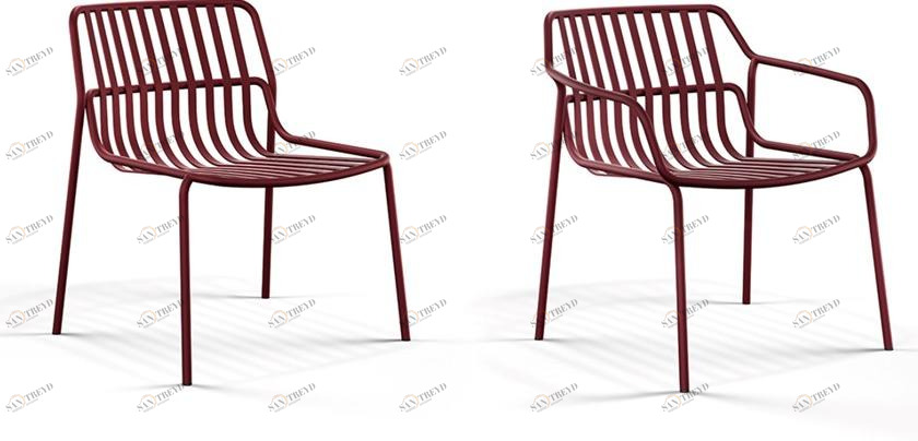 Brunner Штабелируемое кресло из стали с порошковым покрытием Crona 6346, 6346/a