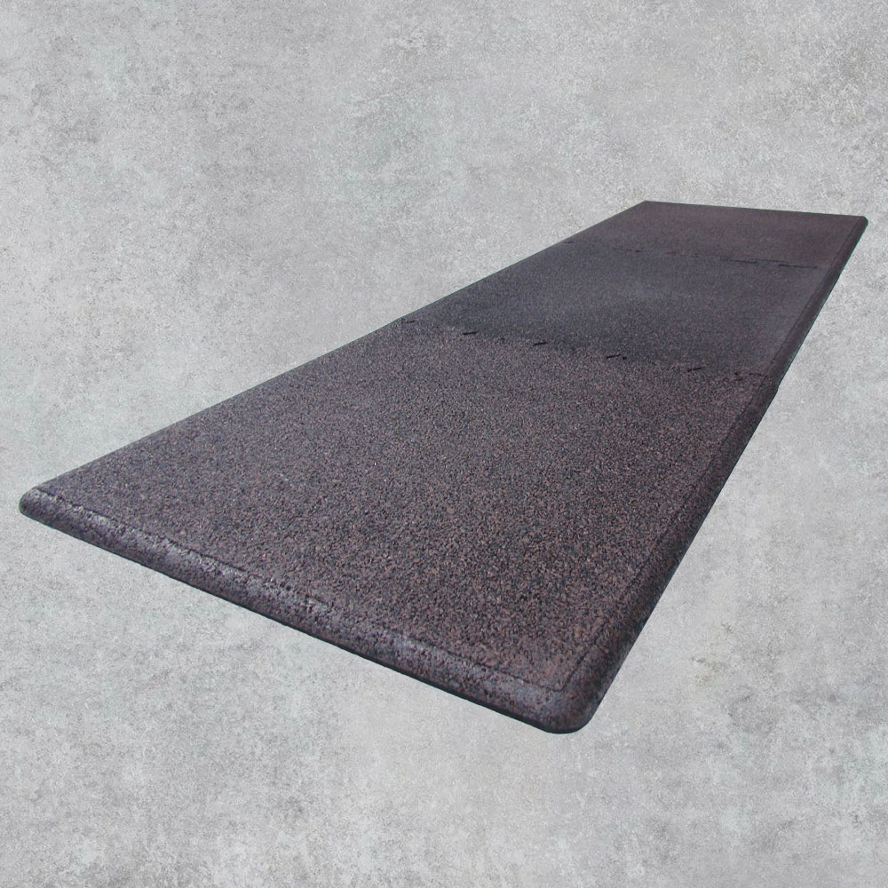 Садовая дорожка из трех элементов коричневая. Резиновое покрытие ЭКОПРОФИТ ДРСКор003