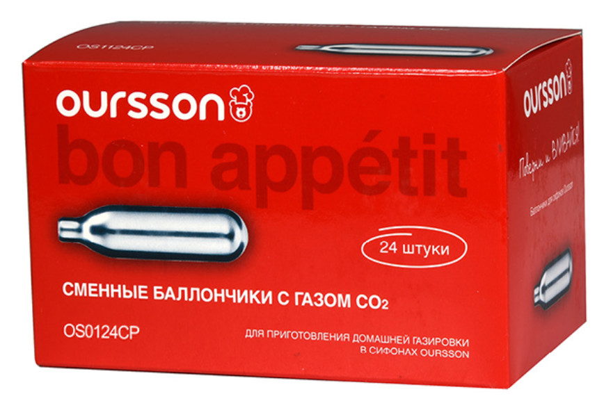 9185264 Газовый баллон для сифонов Oursson OS0124CP/SS STDN-0133657 - Вид №1