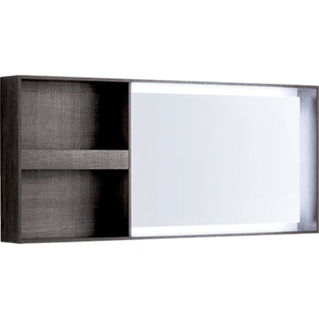 GEBERIT 500.571.JJ.1 Зеркало с подсветкой Geberit Citterio, боковая полка  - Вид №5