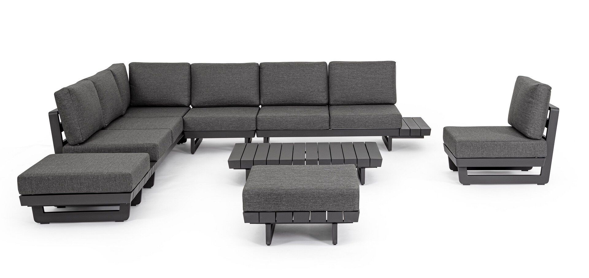 Угловой садовый диван из ткани BIZZOTTO Infinity ARCH-00091397 - Вид №26