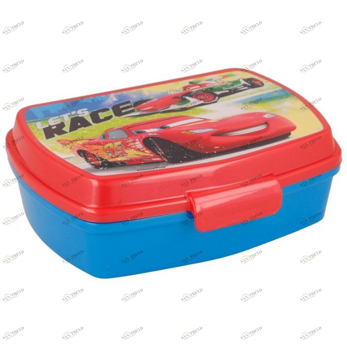 Ланч-бокс пластиковый "Тачки. Грани гонок", 17х14х5,6 см ND PLAY ТАЧКИ 335820 Синий Santreyd 