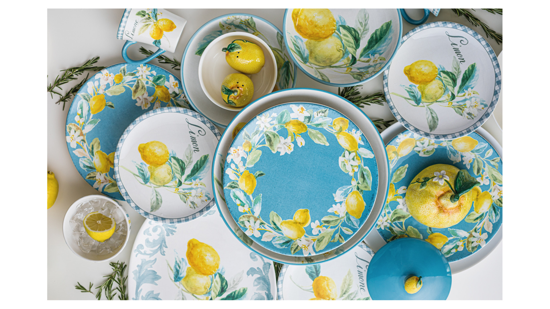 10652465 Certified International Блюдо круглое Certified Int. Лимоны 33х7,5см, керамика Керамика  - Вид №1