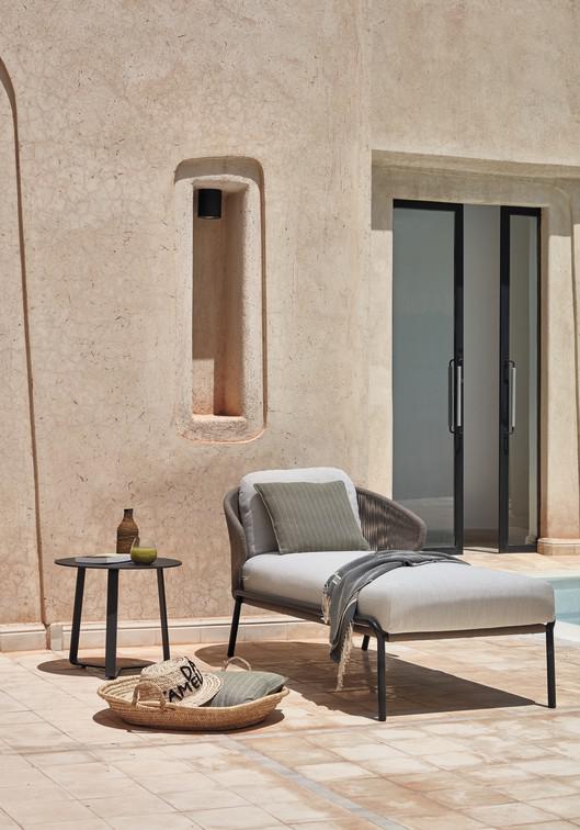 Шезлонг лава серебро Manutti Radius MNST743 - Вид №11