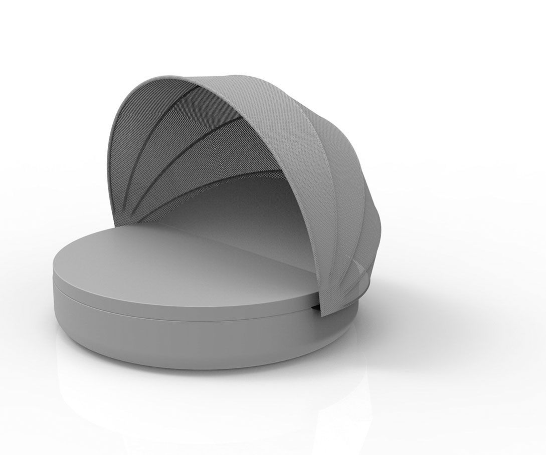 088226 Кровать Ulm c откидной спинкой и складным навесом Vondom Vela - Вид №12