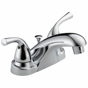 B2515LF-PPU-ECO Смеситель для ванной комнаты с двумя ручками Delta Faucet Foundations Хром