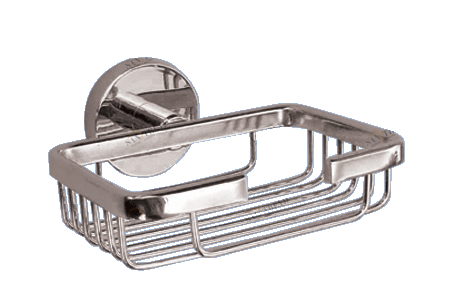 Мыльница хром решетка квадрат F-040КР FRAP 2411457