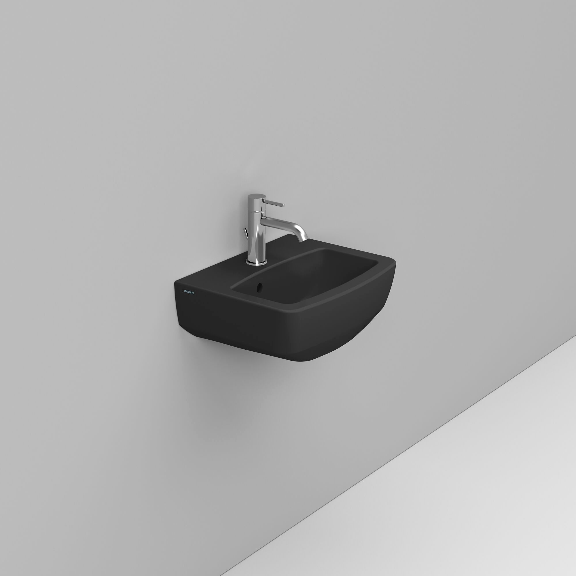 Керамическая подвесная прямоугольная раковина с переливом Ceramica Dolomite Mia ARCH-00118032 - Вид №11