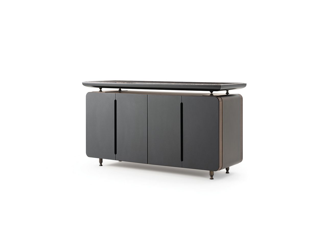 Шкаф из эвкалипта с распашными дверями Turri силуэт ARCH-00129285