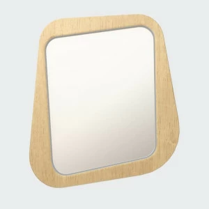 Зеркало настенное малое светло-серое Woodi WOODI ДИЗАЙНЕРСКИЕ 00-3966360 Серый