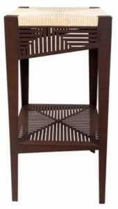 TrackDesign Высокий табурет из стали Corten ™ с подставкой для ног  Sp0468000