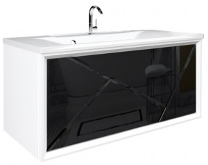 У72804 Тумба Seattle 90П 1в.я. Mosaic Classic Black 1 Marka Seattle