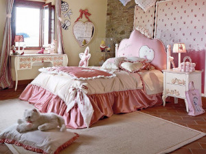 Кровать NUVOLA con cuori VOLPI 5024/M + 6101/M