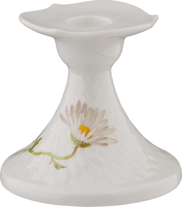 93827 Meissen Подсвечник 8см "Игра волн, рельеф, маргаритка" Фарфор 