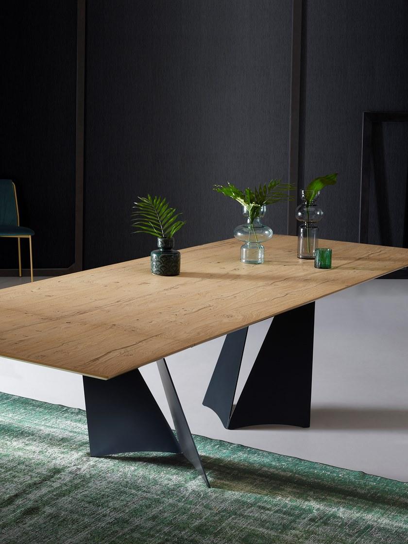 Natisa Раздвижной прямоугольный стол из фанерованной древесины sun-id-1511387 - Вид №2