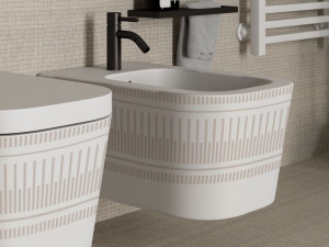 Керамическое подвесное биде