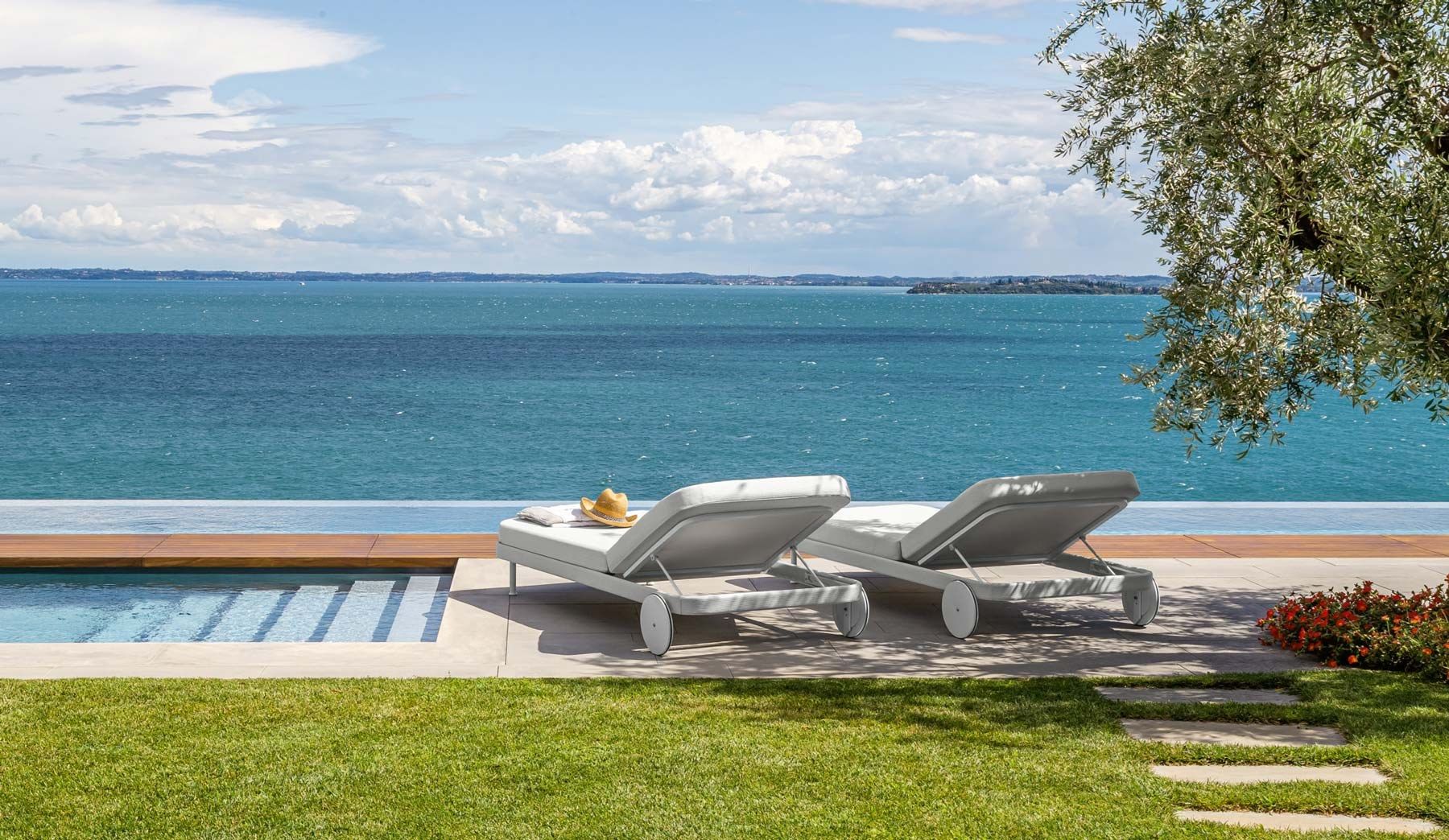 Тканевая откидная Садовая кровать с колесами Talenti Slam ARCH-00003187 - Вид №1