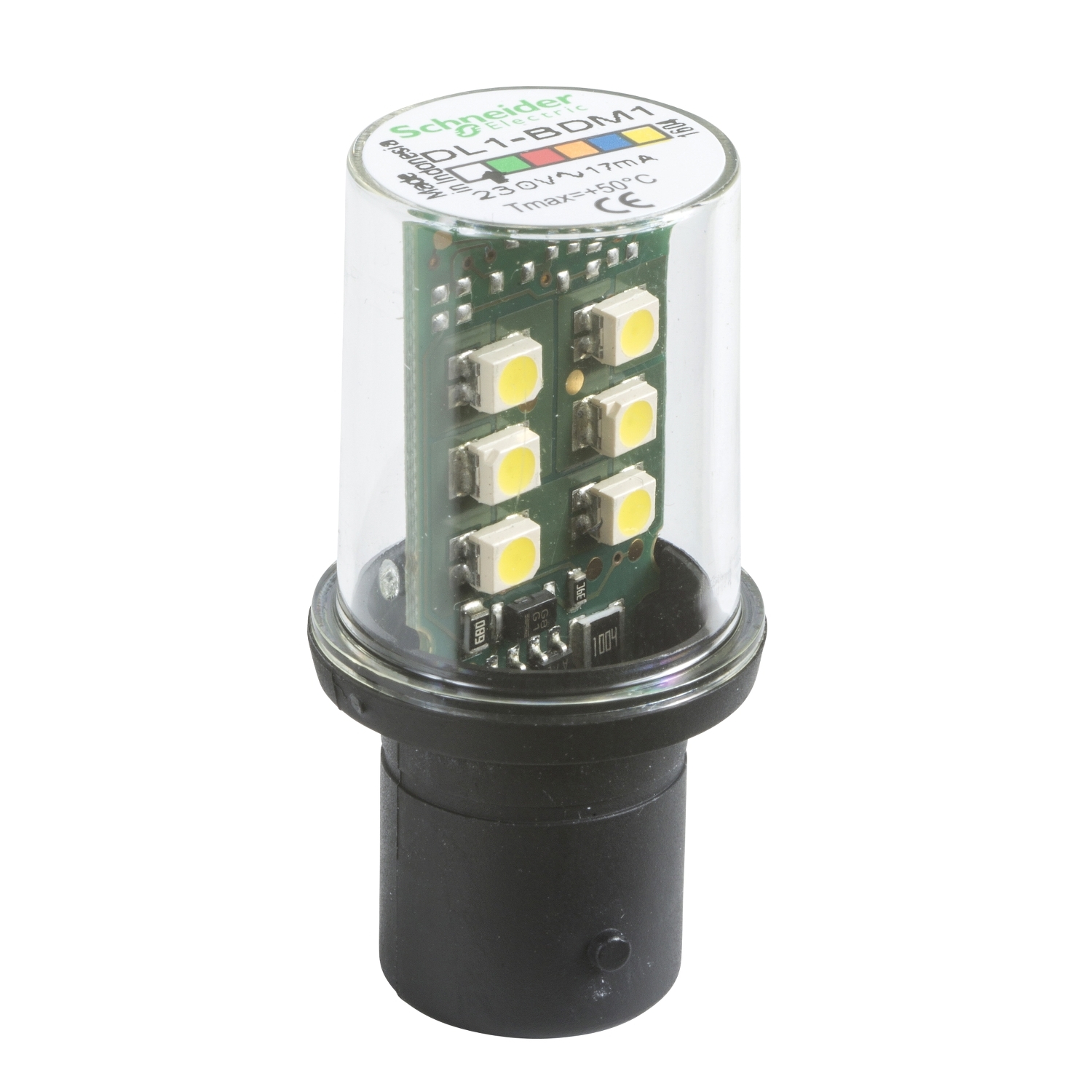 DL1BDM1 Светодиодный кластер Harmony, 230В, Белый Schneider Electric Световые колонны, сирены, маяки 