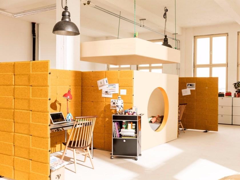 USM Звукопоглощающая офисная перегородка из полиэстера Usm in the office sun-id-1492669 - Вид №2