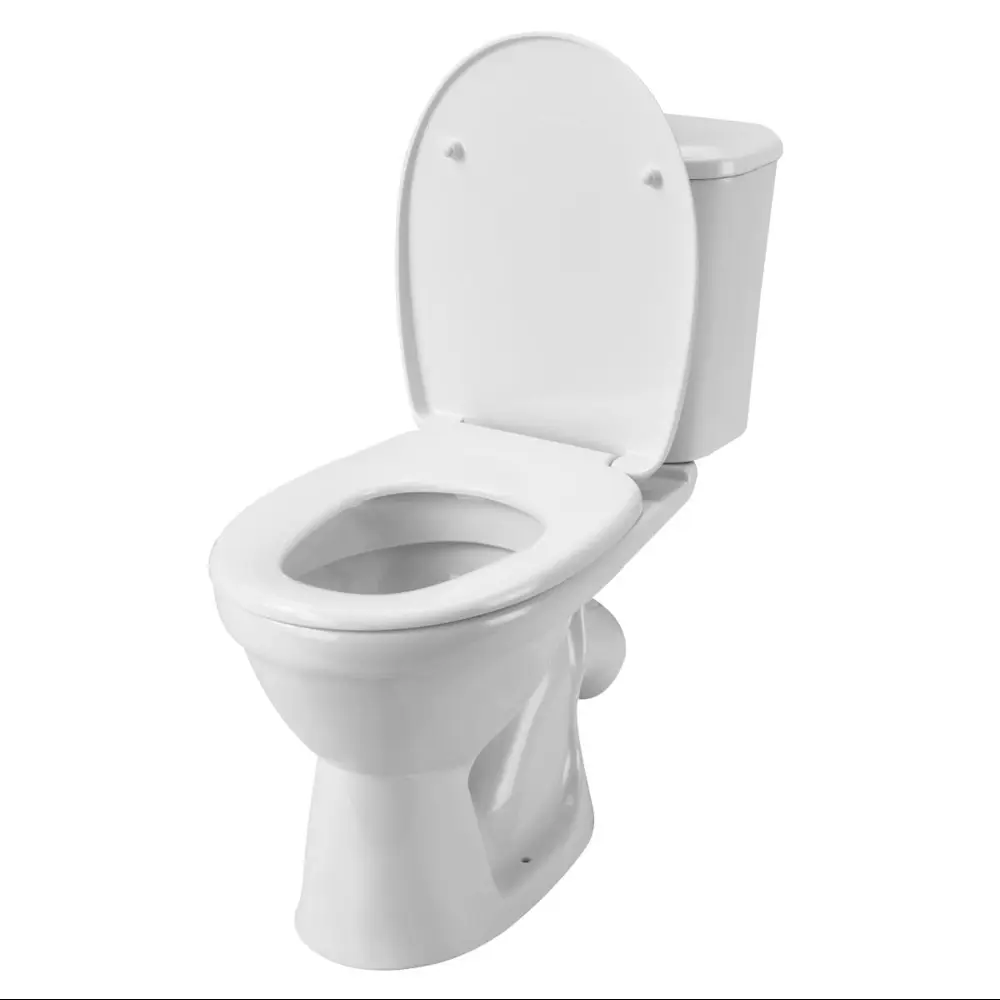 Унитаз напольный Santek Бореаль косой выпуск двойной слив микролифт STLM-2026179 - Вид №2