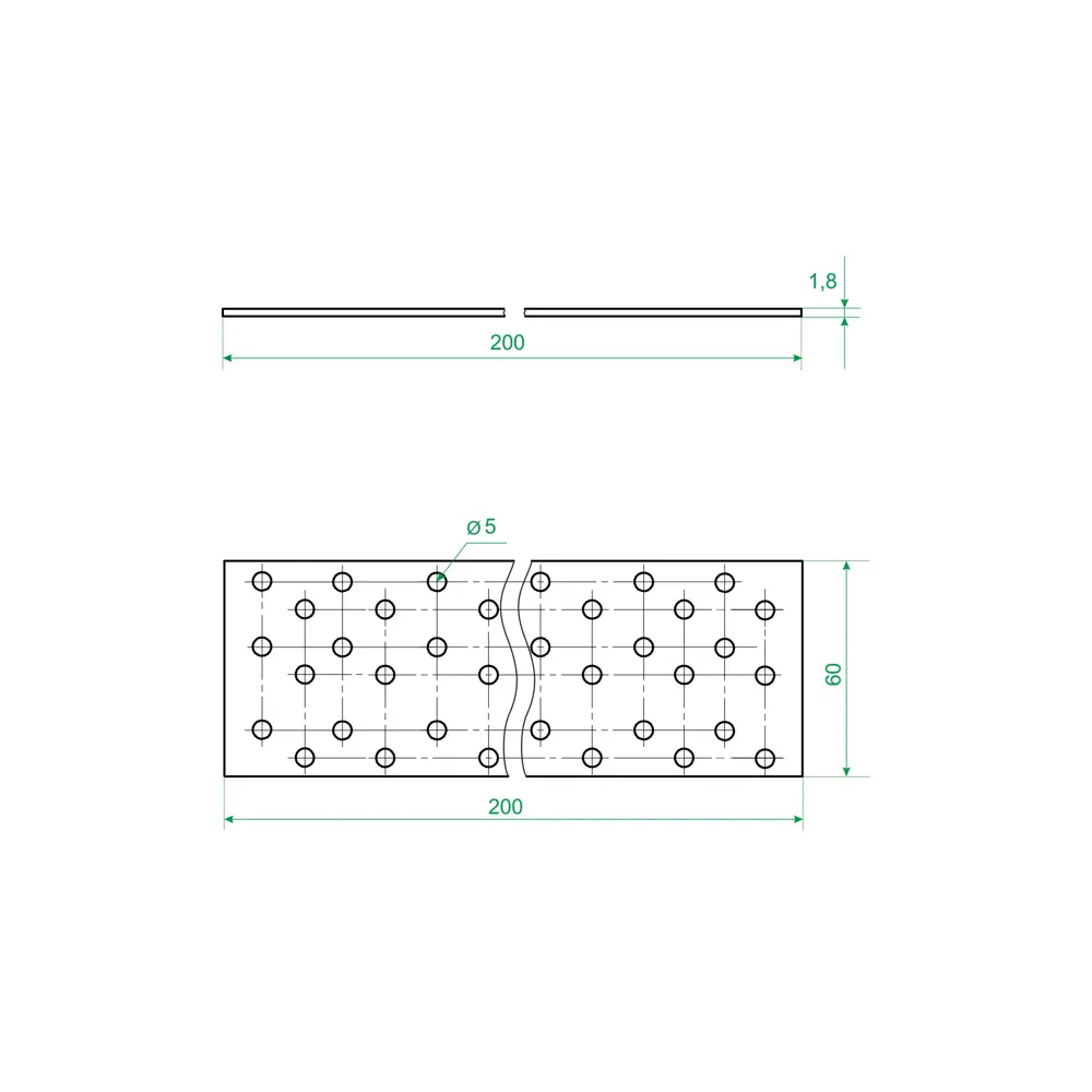 Santreyd Пластина крепежная 60х200 мм для мебели и конструкций 18739111 STLM-0012317 - Вид №3