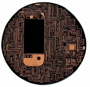 Kiasmo Керамическая скульптура Disk 2013ksddis2