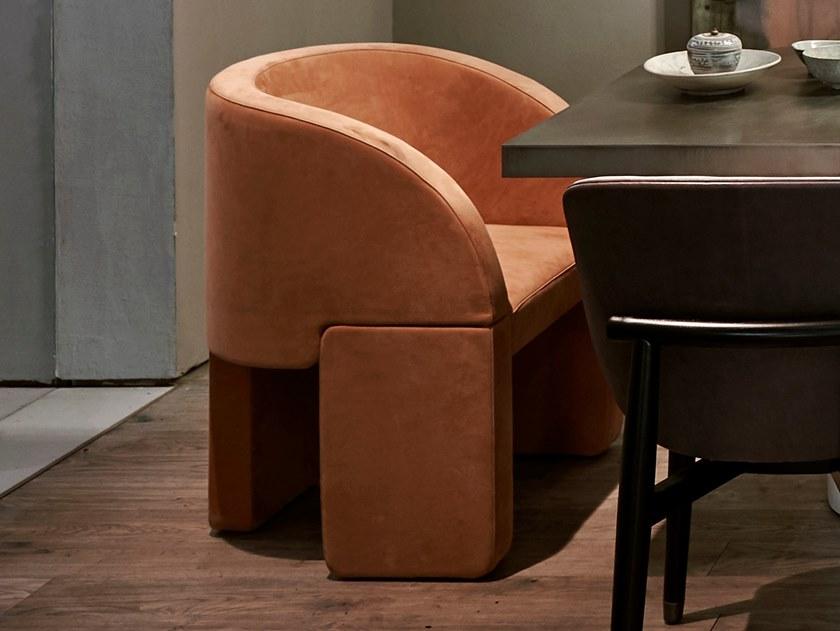 BAXTER Кресло из нубука с подлокотниками sun-id-1348161 - Вид №2