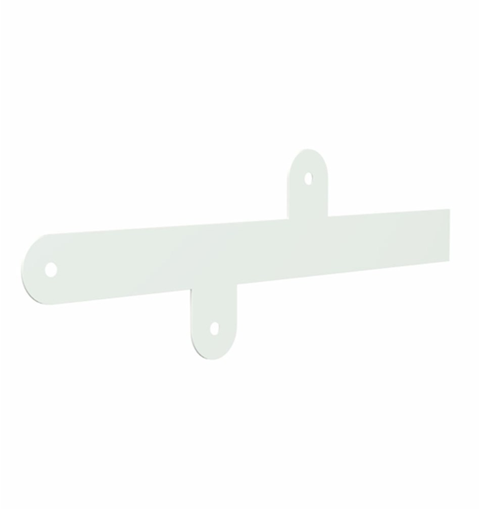 FROST BLOSSOM декоративная тарелка » белый Алюминий Белый B1000-W 