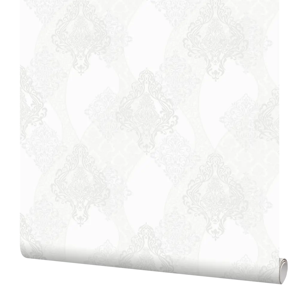 Обои флизелиновые Inspire Grace белоснежные 1.06 м White 0 83617761 STLM-2056695