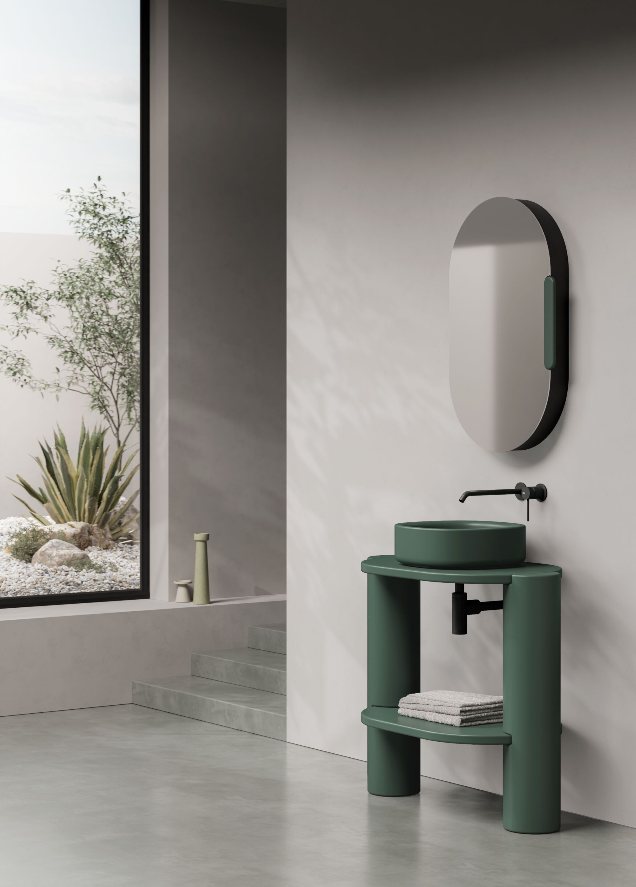 Керамическая раковина с одной столешницей Alice Ceramica Idilla ARCH-00009705