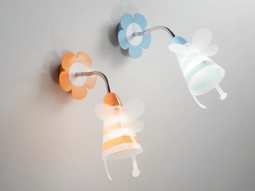 Детская металлическая настенная лампа с гибкой рукояткой Fan Europe Lighting дизайн окружающего света ARCH-00055230