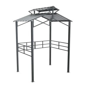 Навес для гриля Rain 240x120x179 см черный