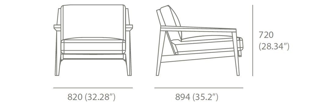 Кожаное кресло с подлокотниками Case Stanley ARCH-00063373 - Вид №43